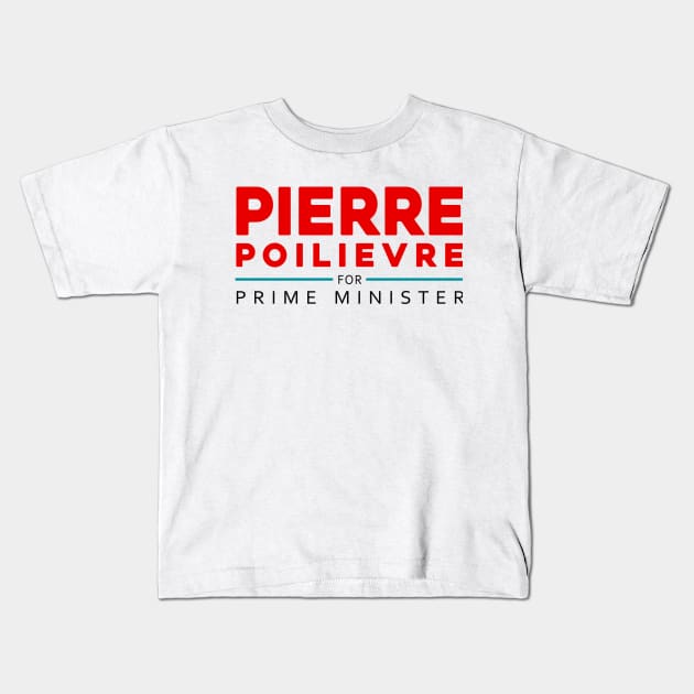 Pierre Poilievre Bring It Home  2025 Kids T-Shirt by Sunoria